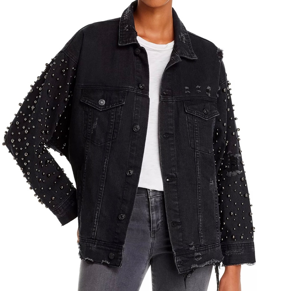Sunset & Spring Embellished Denim Jacket
